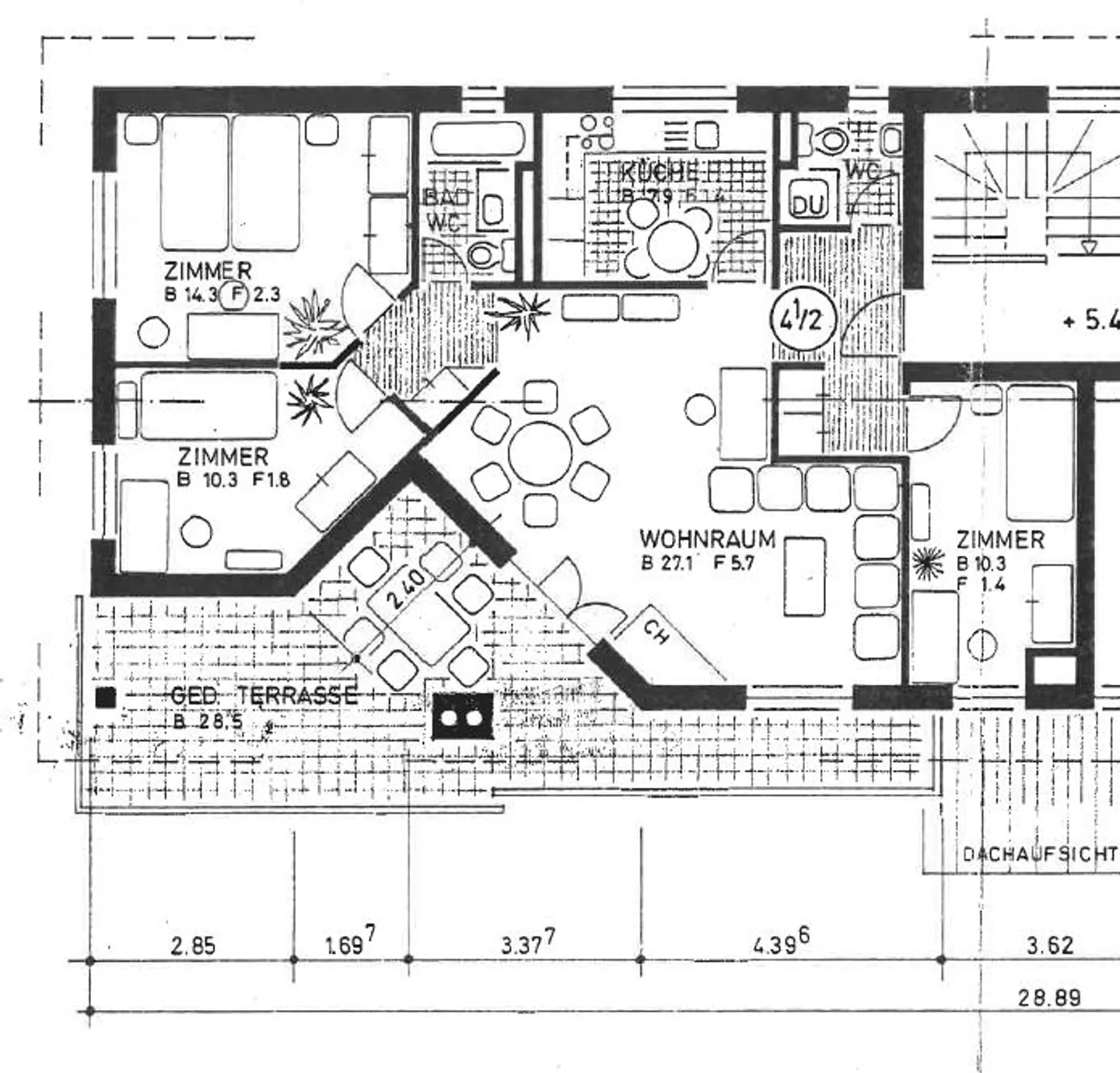 4.5-room apartment on the 2nd floor for rent in Feldmeilen 8706 - Photo 12 of 12
