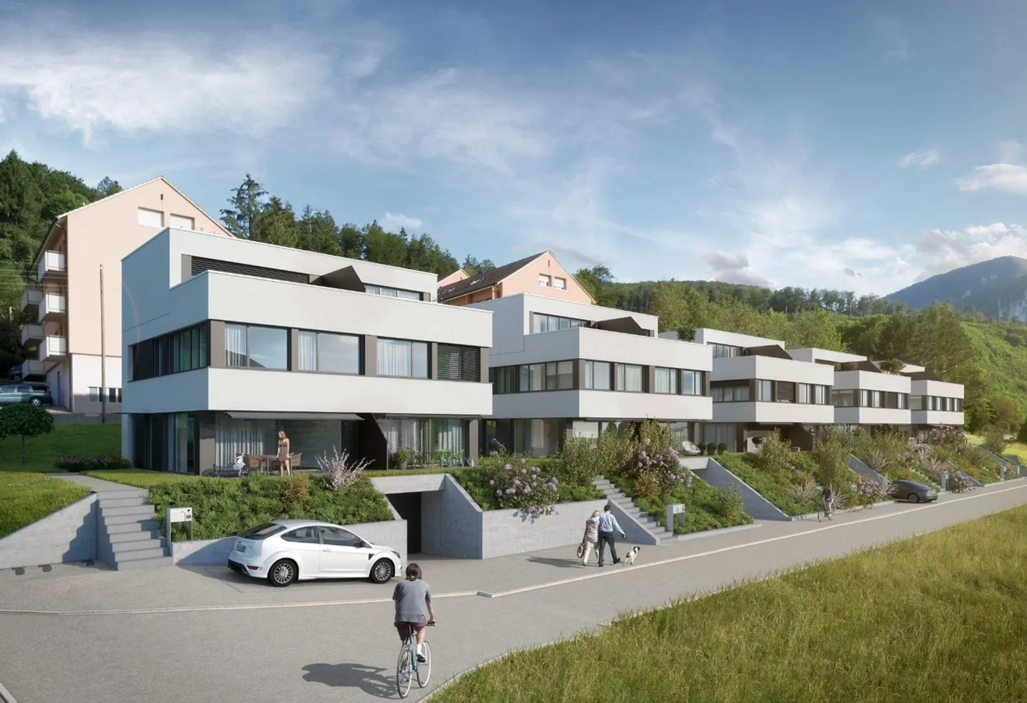 Maisons individuelles 5 1D2 pièces nouvellement construites avec garage souterrain - Photo 4 sur 6