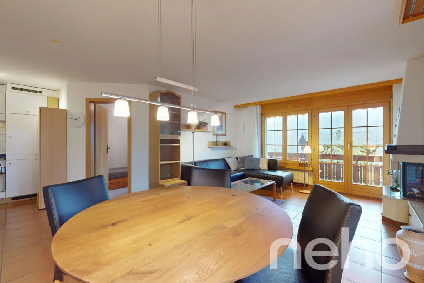 Sonnige 3½-Zimmer-Wohnung mit Alpenblick im Herzen von Grächen - Foto 9 von 13