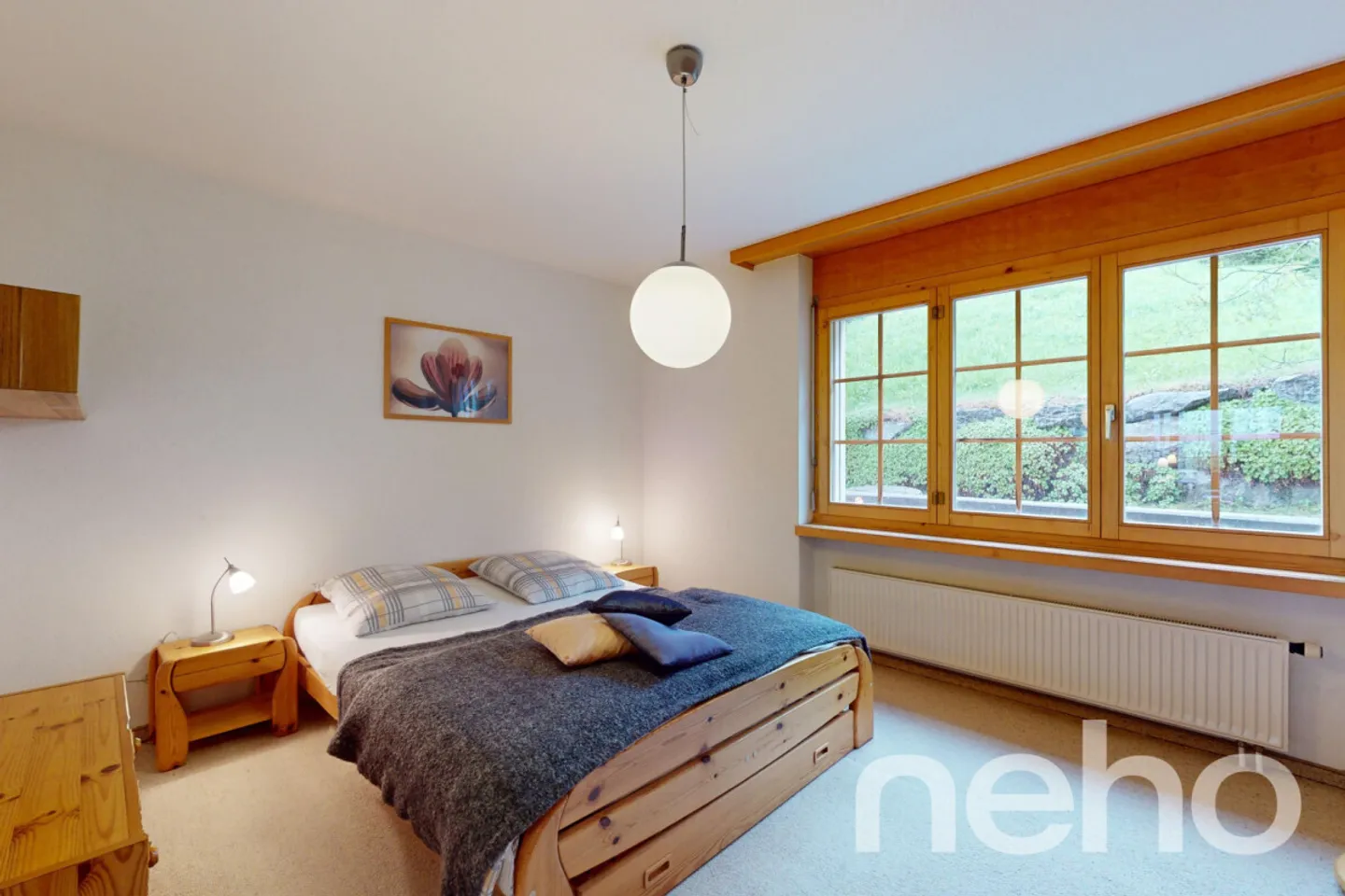 Sonnige 3½-Zimmer-Wohnung mit Alpenblick im Herzen von Grächen - Foto 7 von 13