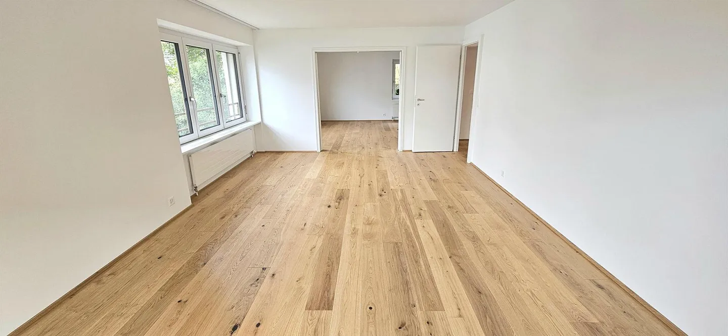 Vista sul lago del giardino - Appartamento di 2,5 stanze in posizione privilegiata a Zurigo - Foto 5 di 10