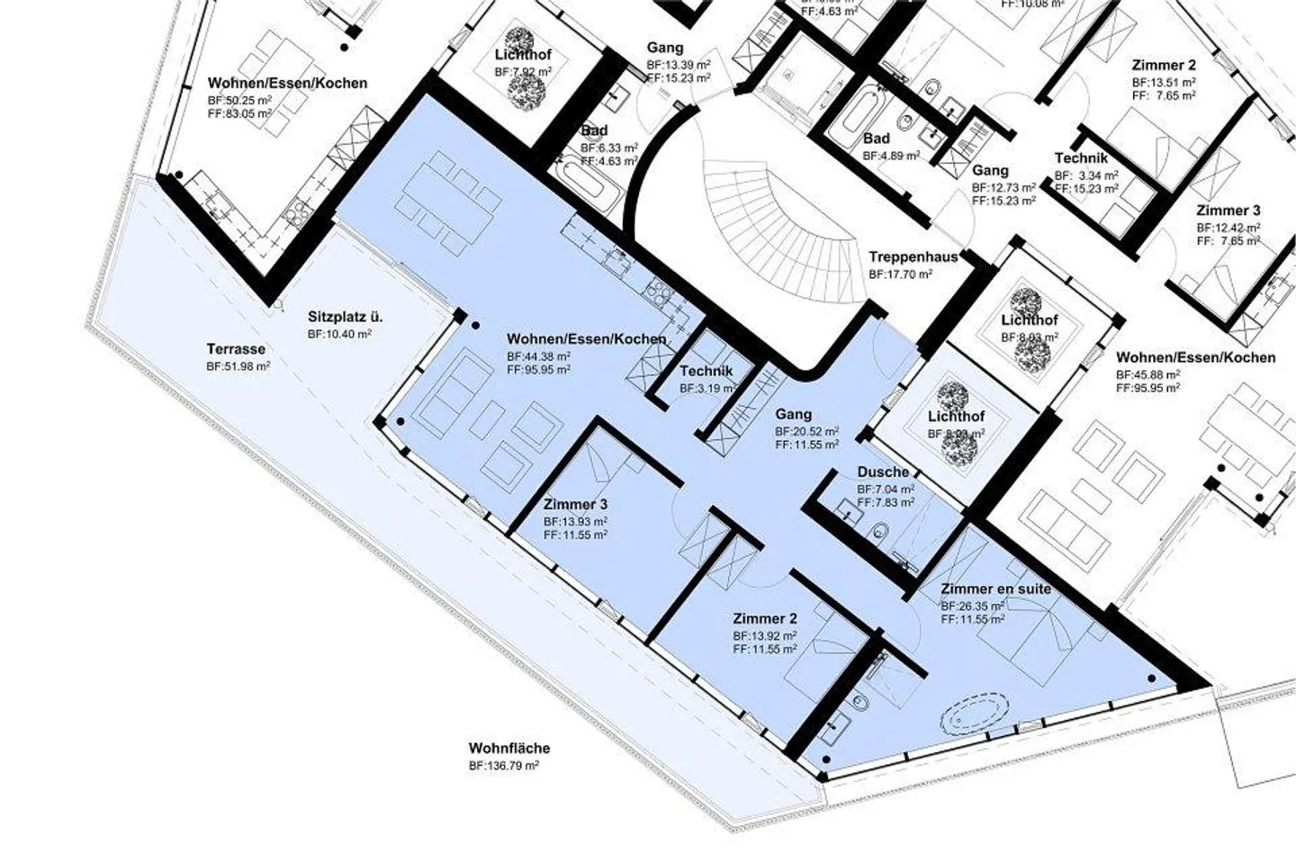 BLAIE: Für Geniesser - Attikawohnung in Bahnhofsnähe - Foto 5 von 10