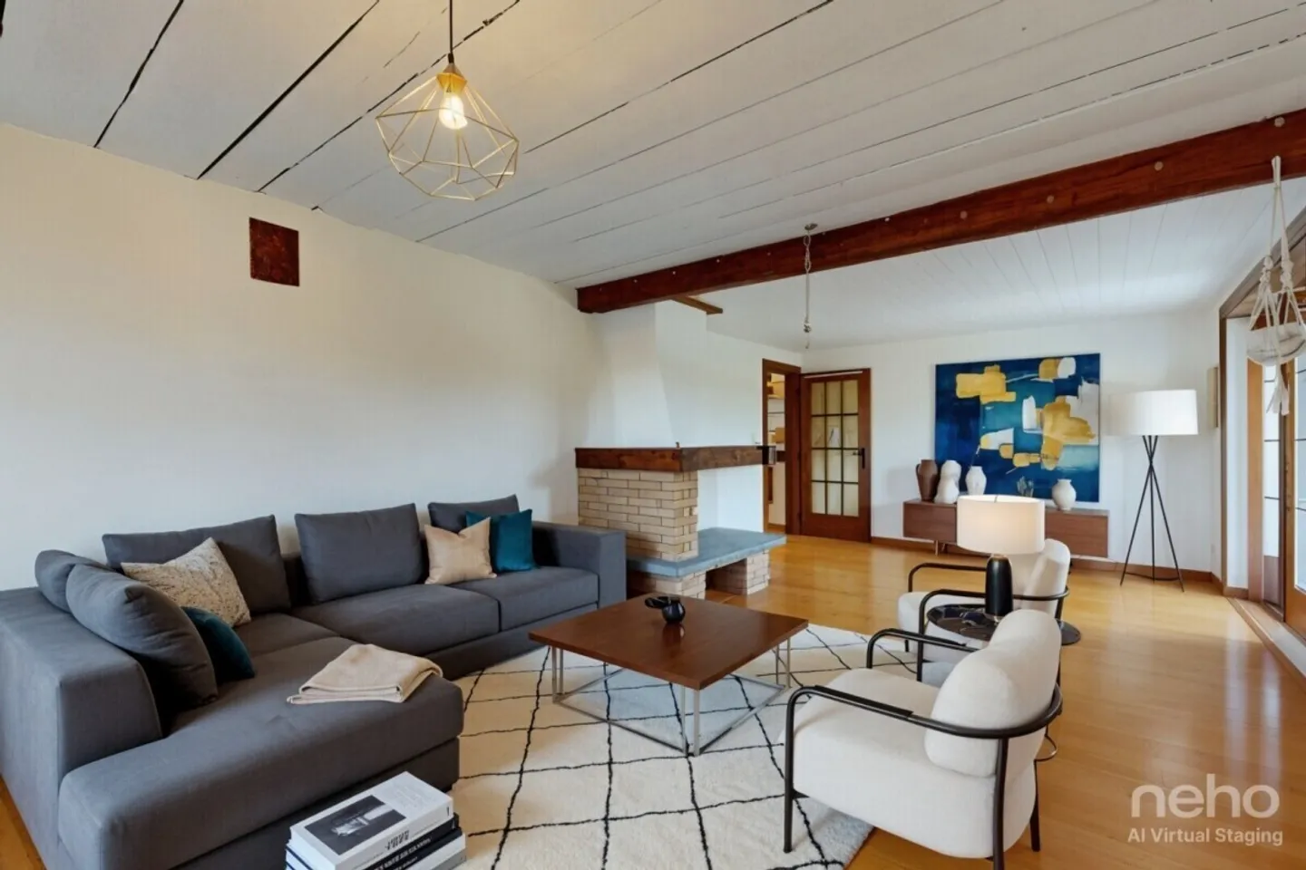 APPARTAMENTO DI 4.5 LOCALI CON GIARDINO PRIVATO A SOTTENS - Foto 2 di 13