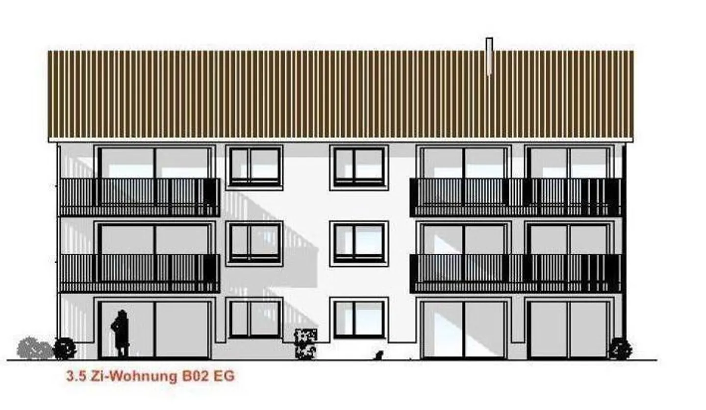 Modernes Gartenapartment in Albis - Foto 5 von 5