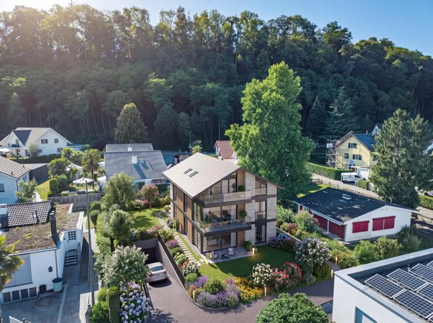 RHEINBLICK GUARANTEED - 687 M² SUNNY BUILDING LAND IN WALLBACH - Photo 2 of 8