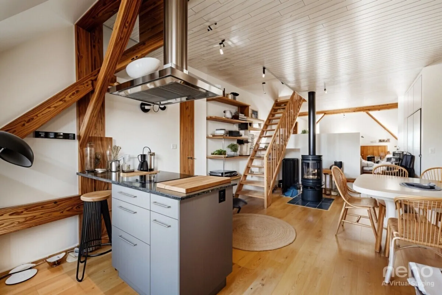 3.5-Room Duplex with Shared Garden in a Countryside Setting - Photo 2 of 13