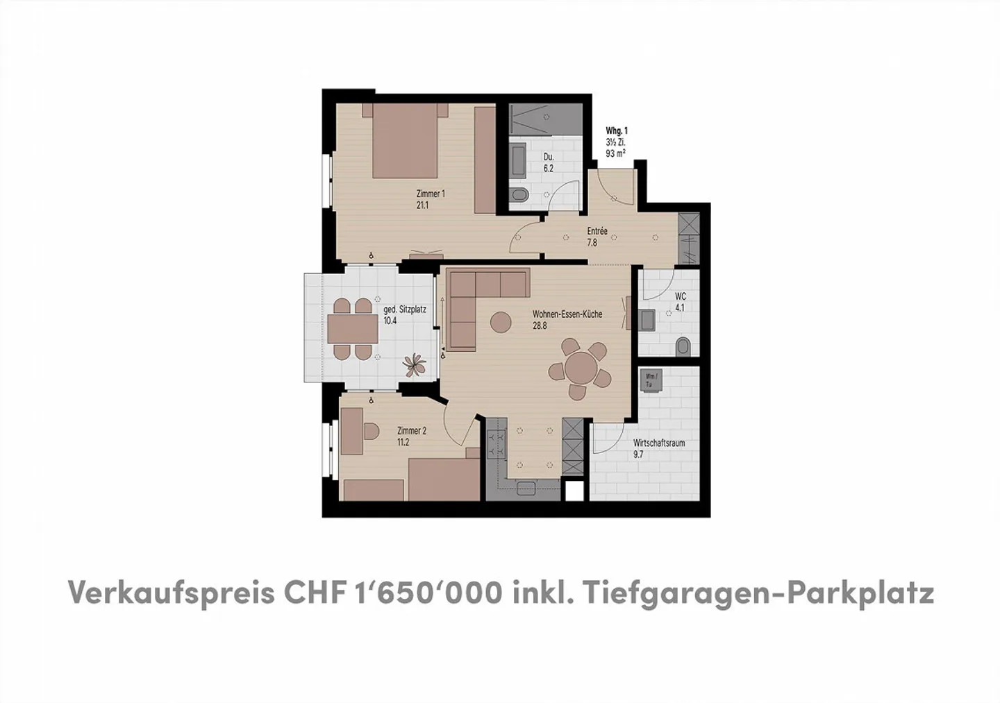 Garden apartment in the new building - Photo 1 of 14
