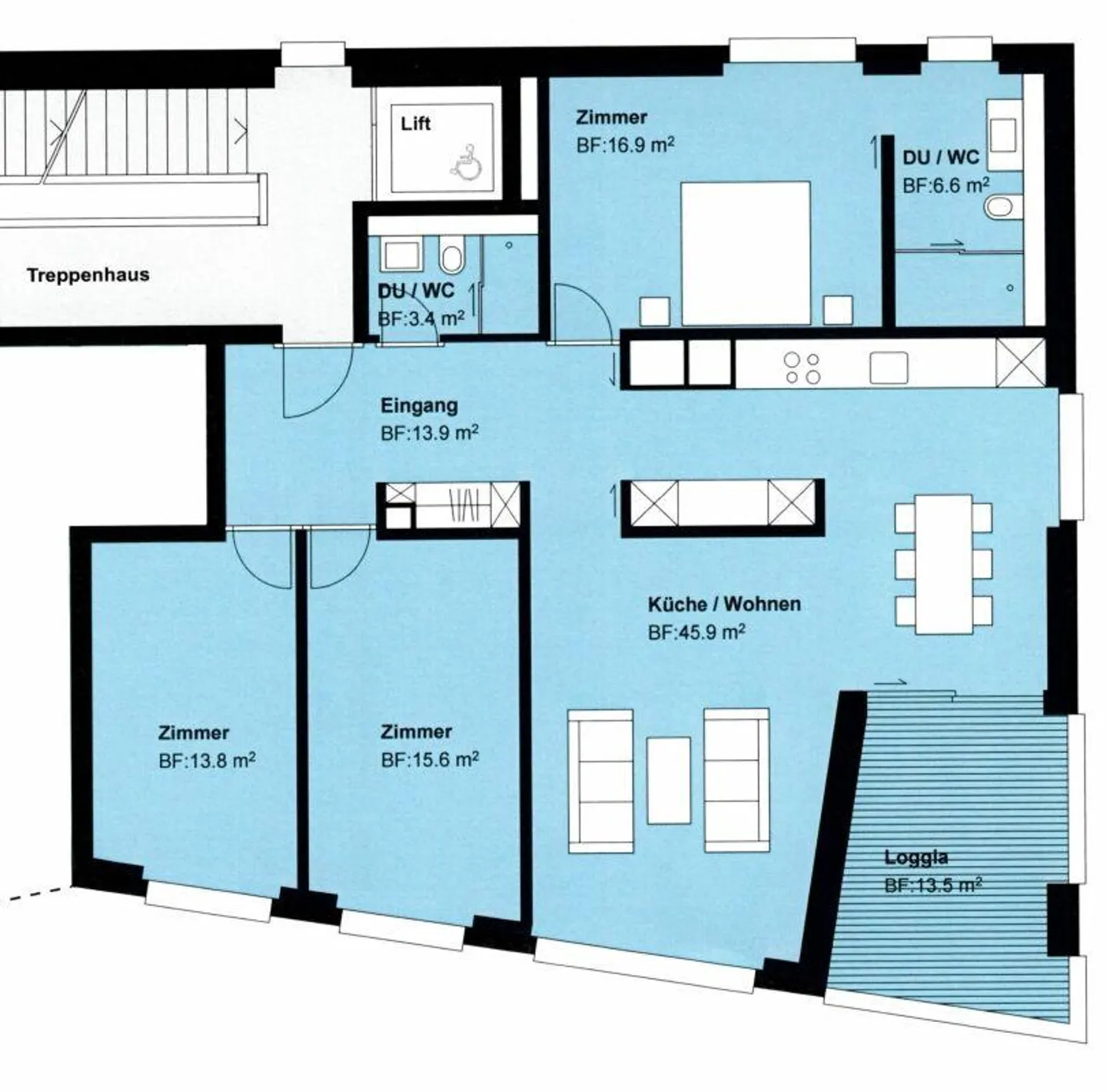 Luxuswohnung mit atemberaubender Aussicht - Foto 10 von 10