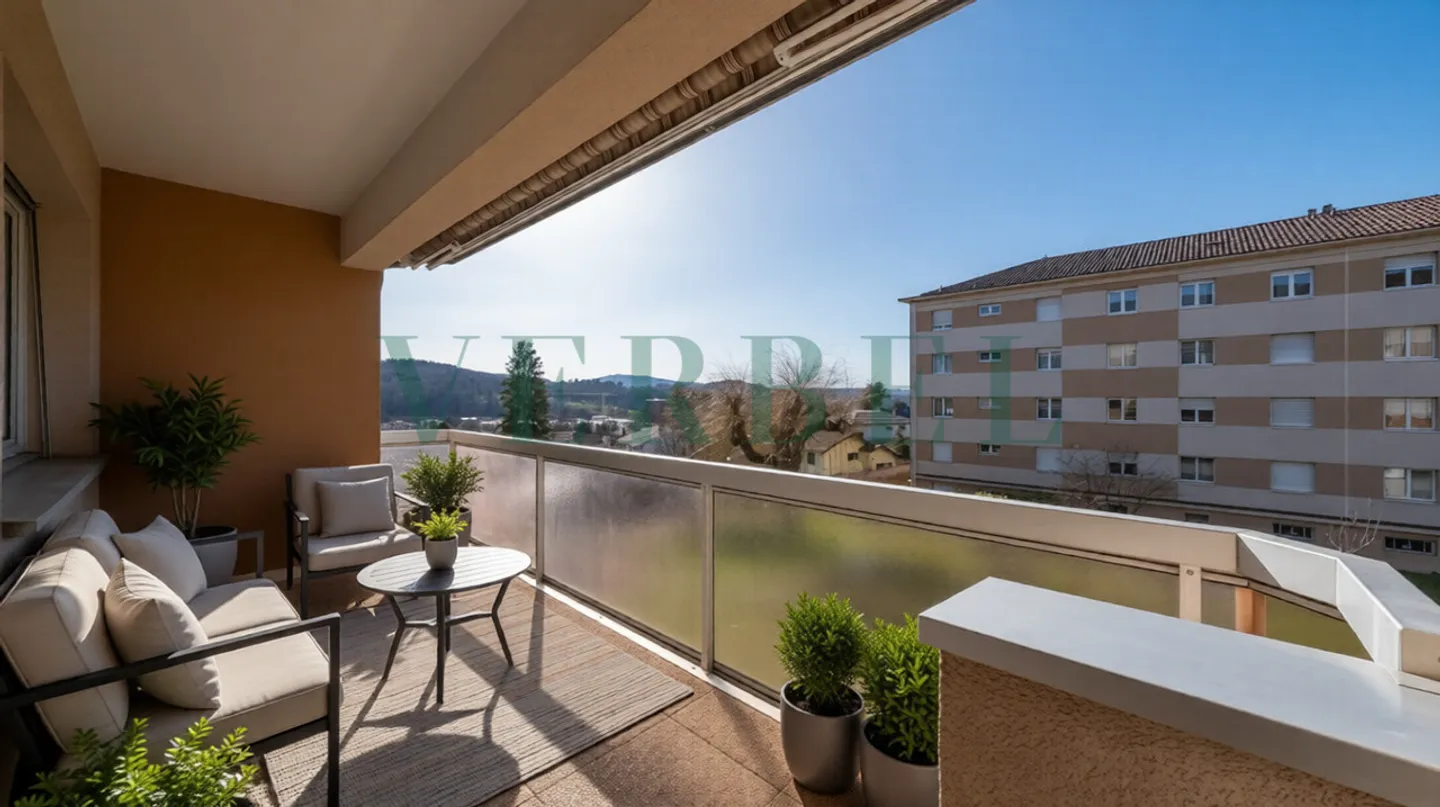 Superbo appartamento di 3,5 stanze con balcone - Foto 6 di 7