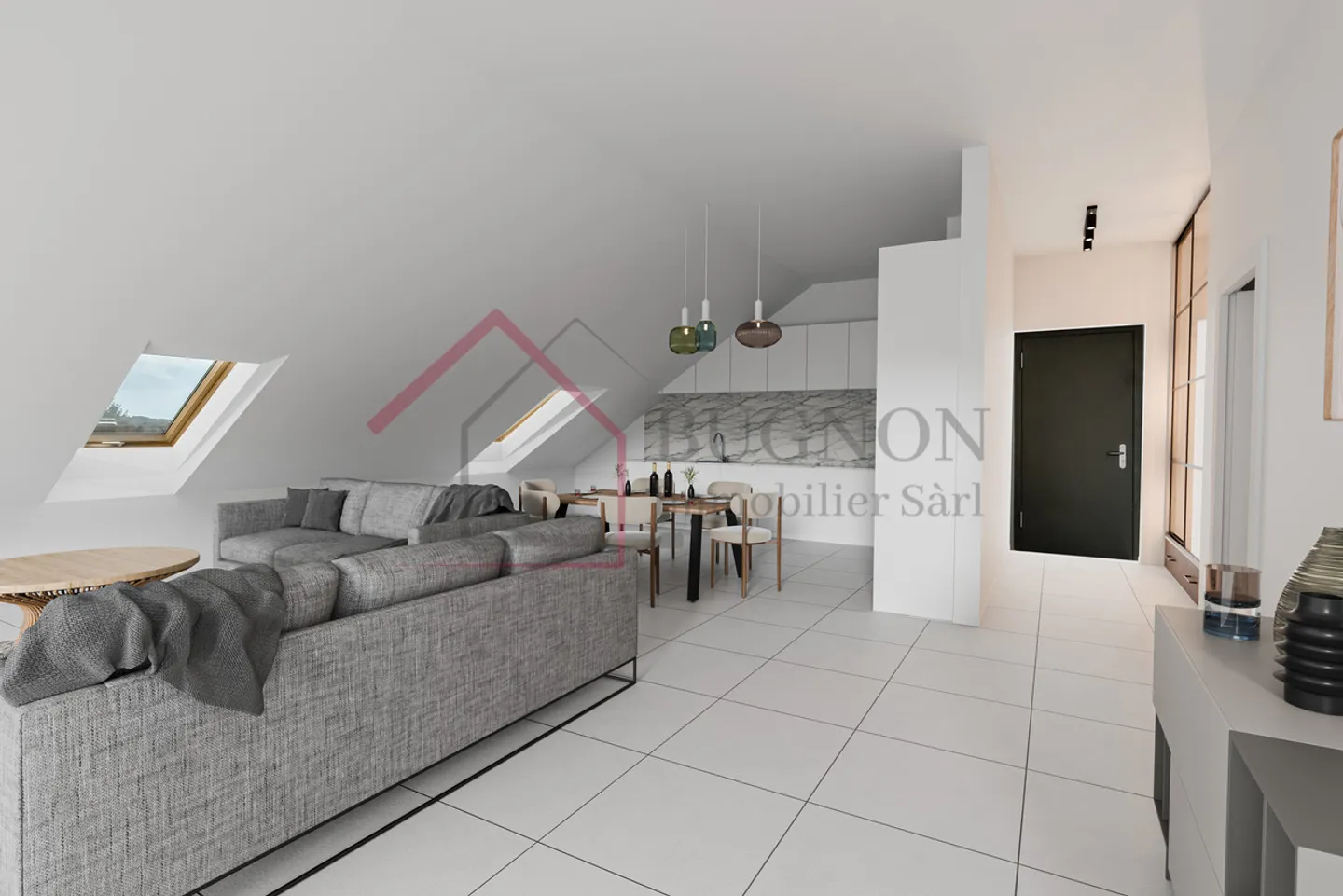 Appartamento PPE di 3,5 locali di 87 m2 con loggia - Foto 5 di 8