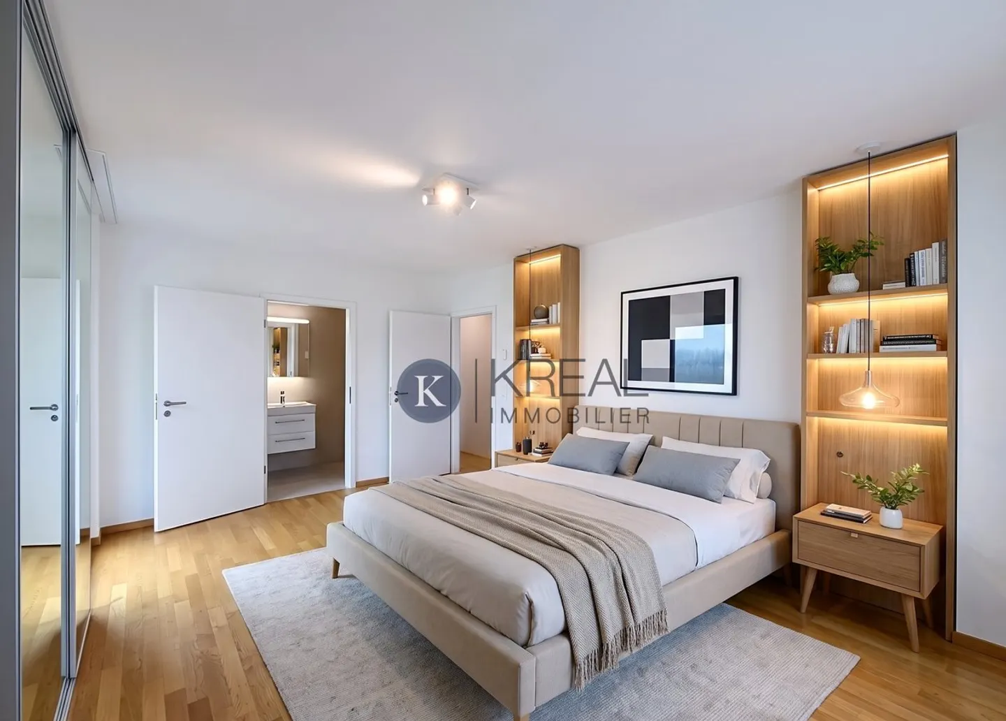 Appartement Élégant avec Vue sur le Lac - Photo 6 sur 12