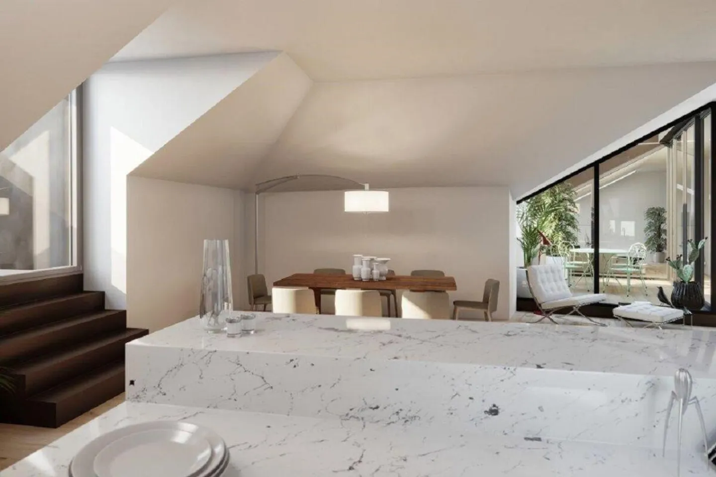 Exclusive 5.5-room penthouse in a historic building - Photo 3 of 6