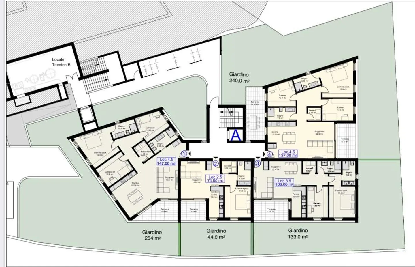 Appartamento con 4,5 stanze e alto standard con giardino - Foto 10 di 12
