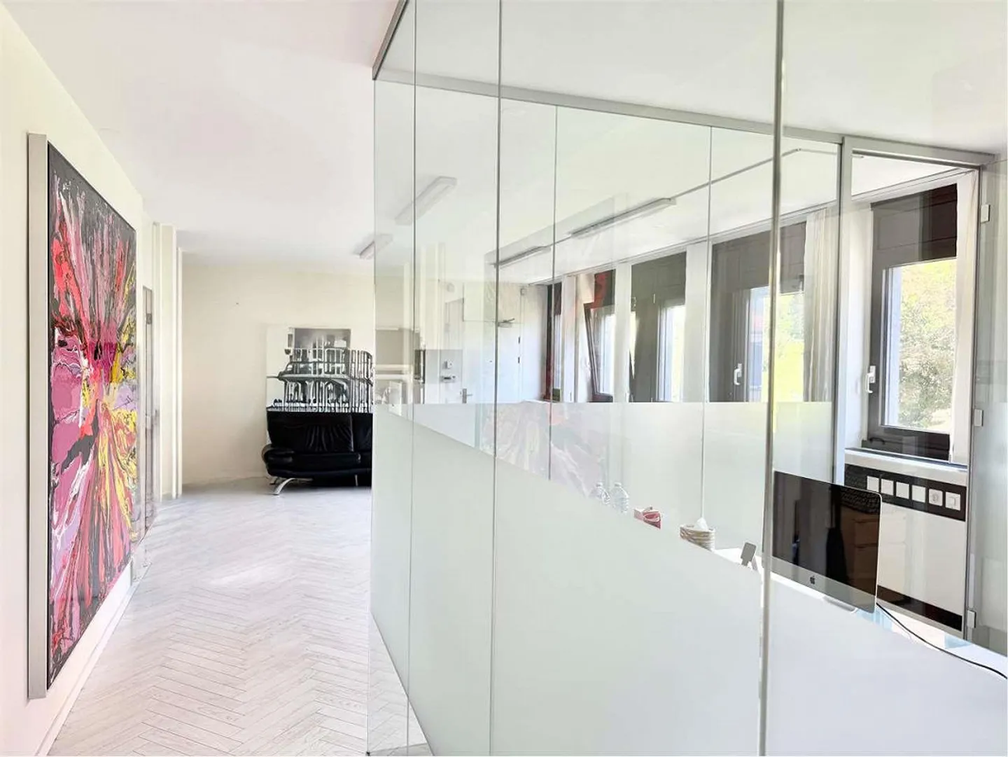 Elegant bright office of 4.5 rooms a few steps from the center of Lugano - Photo 3 of 10