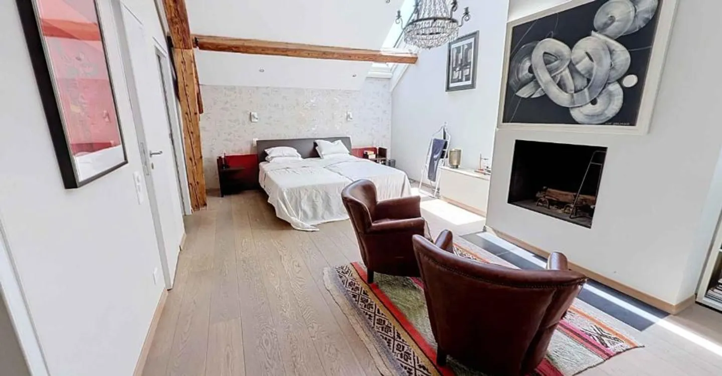 Maison villageoise de 7,5 pièces avec jardin à Aire-la-Ville - Foto 9 von 11