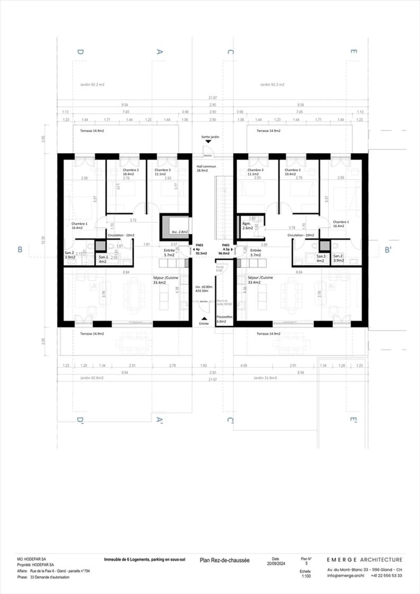 Appartamento di 4,5 locali con giardini privati e terrazze - Foto 13 di 13