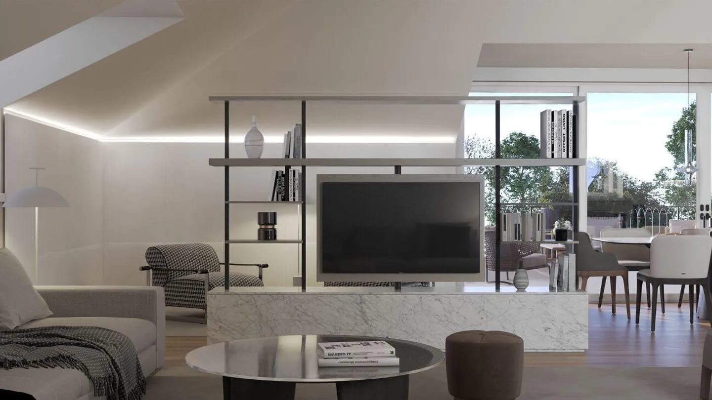 Neues Penthouse im Herzen von Bellinzona mit Panoramaterrasse - Foto 5 von 11