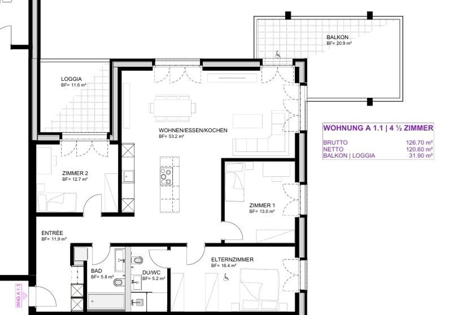Moderno appartamento di 4,5 stanze in nuova costruzione a Berg TG - Foto 13 di 13