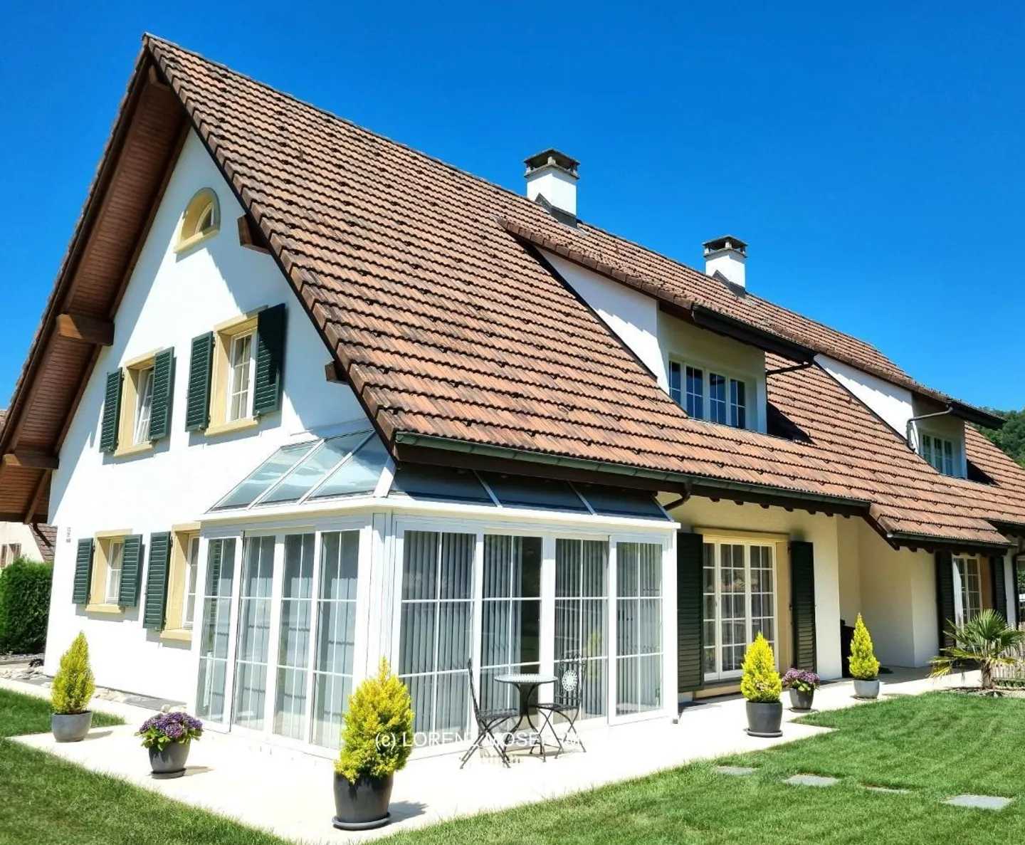 Extra Class Semi-Detached House, 4.5 Room Living Unit, with Garage, Workshop, Parking Spaces, Rural, Sunny Location - Photo 2 of 10