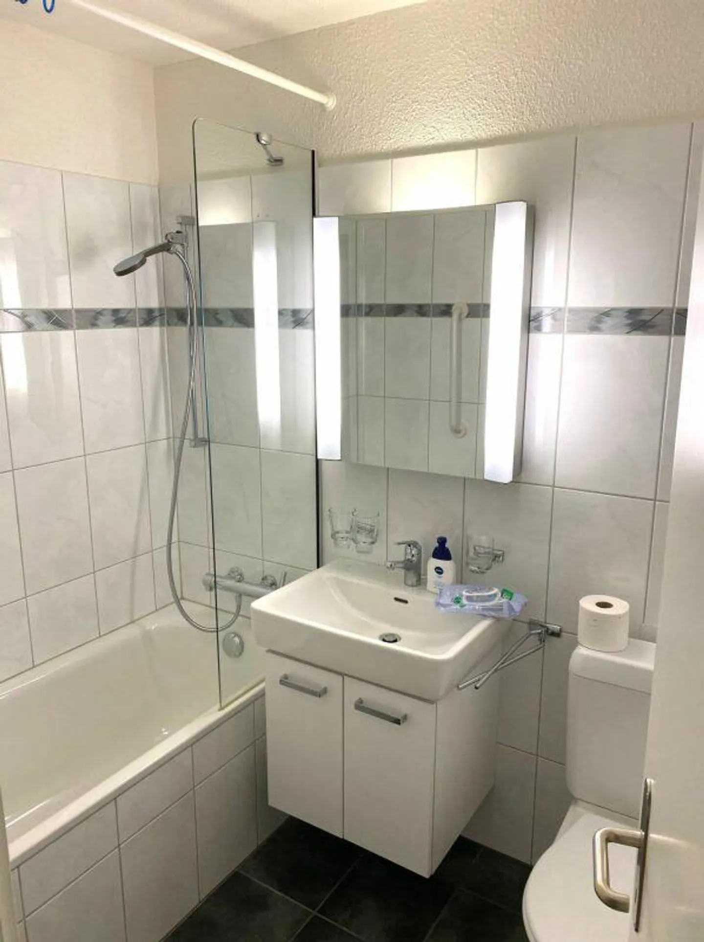 Au-dessus des toits de Windisch : Appartement rénové de 2,5 pièces au 15ème étage - Photo 12 sur 14