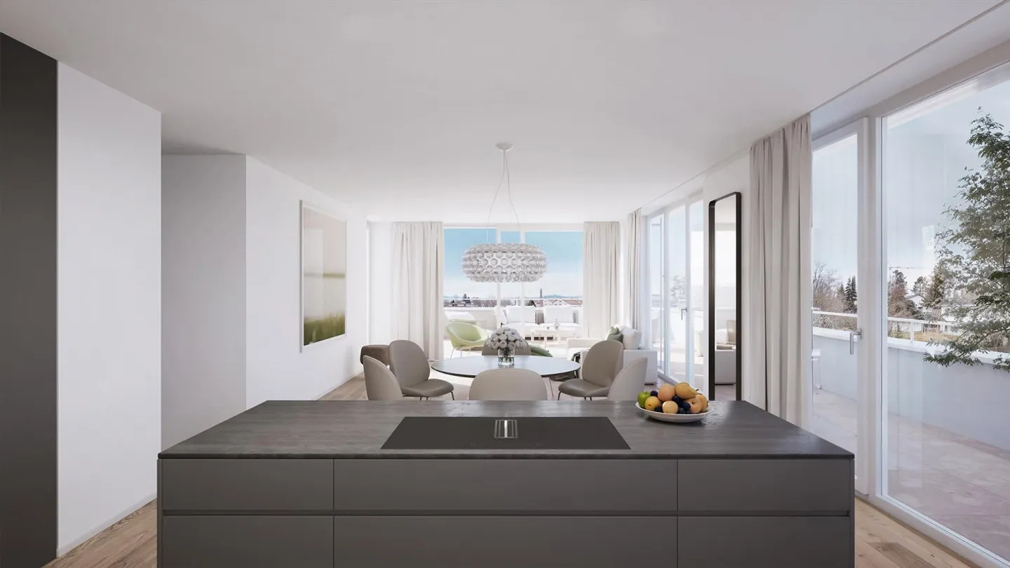 Nouveau projet de construction : Quatre hauteurs - Fürstenrain Oberwil (W-D6) - Photo 4 sur 8