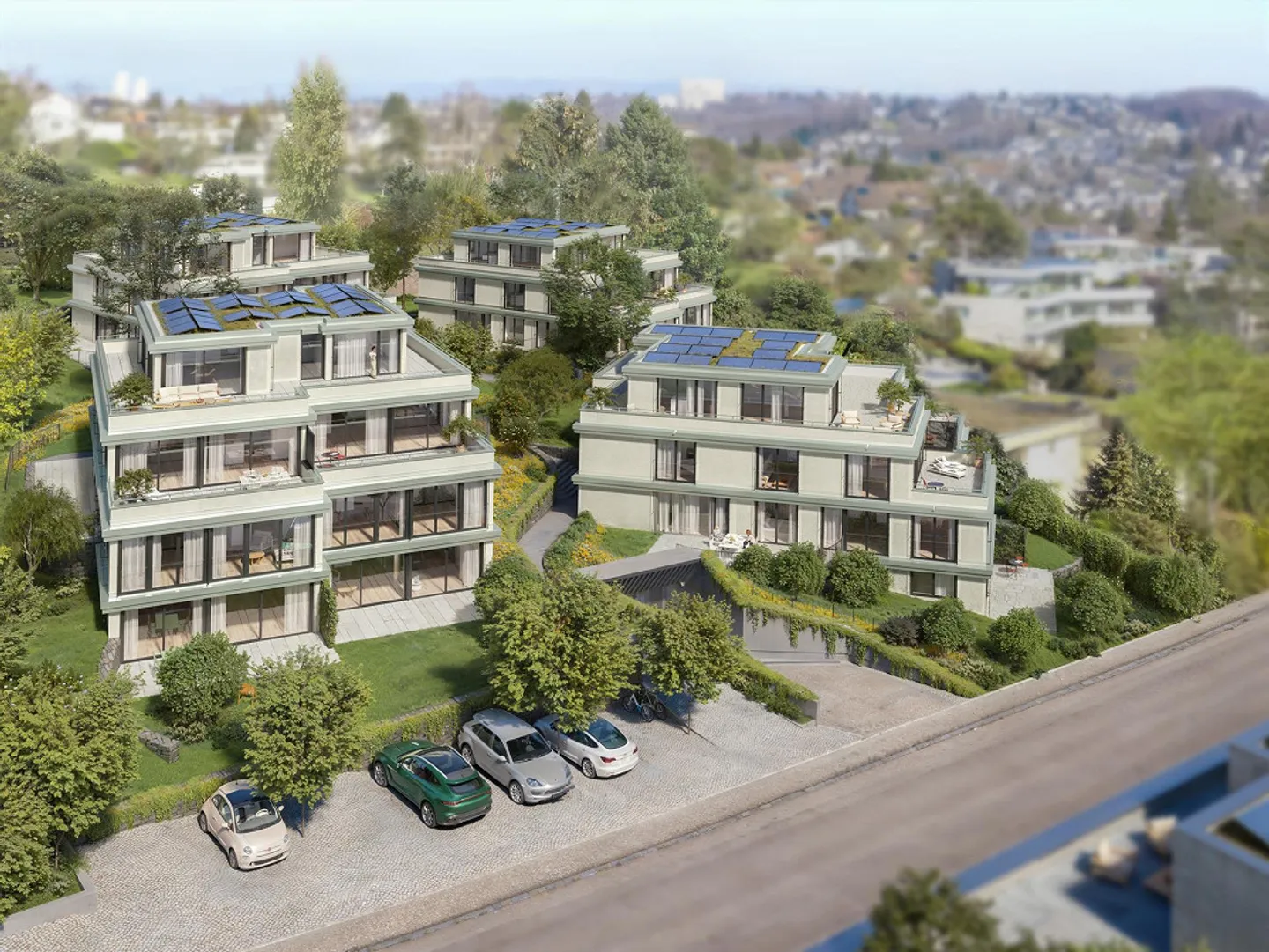 Nouveau projet de construction : Quatre hauteurs - Fürstenrain Oberwil (W-D6) - Photo 5 sur 8