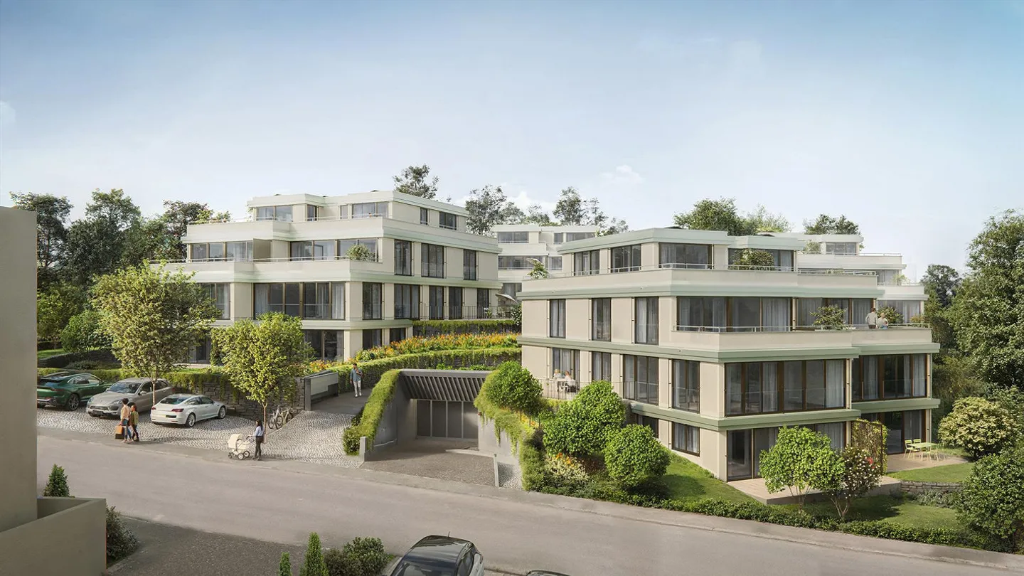 Nouveau projet de construction : Quatre hauteurs - Fürstenrain Oberwil (W-D6) - Photo 7 sur 8