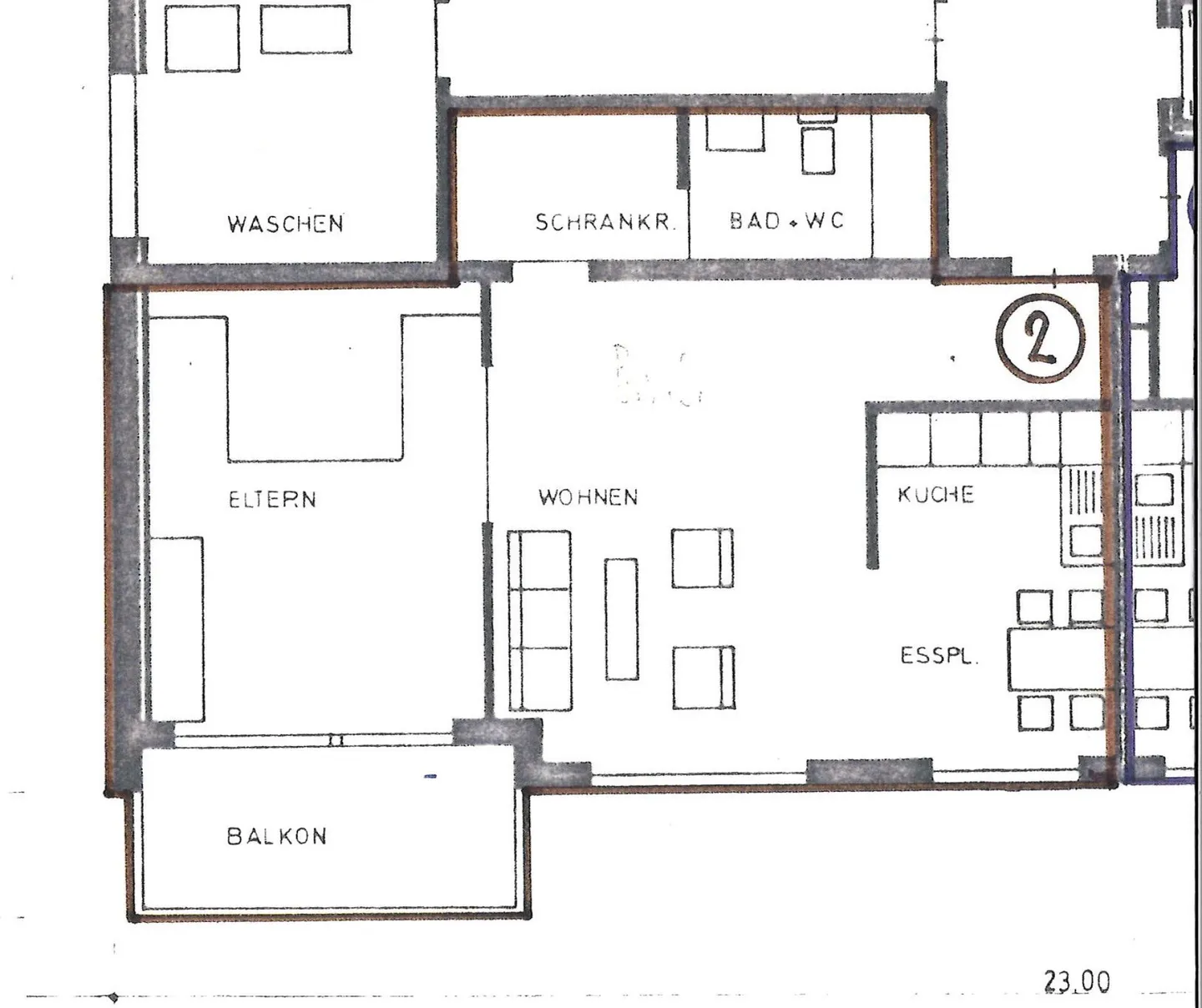 Appartement confortable de 2,5 pièces dans le quartier prisé 7 - Photo 9 sur 9