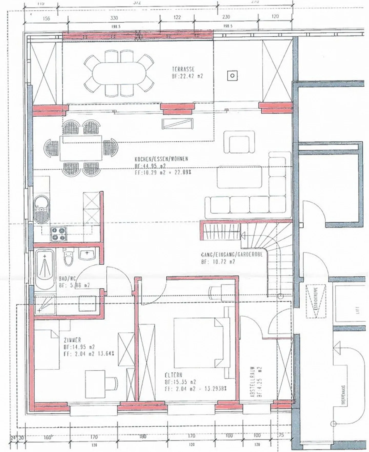 High-quality newly developed 4.5-room penthouse apartment - Photo 4 of 4