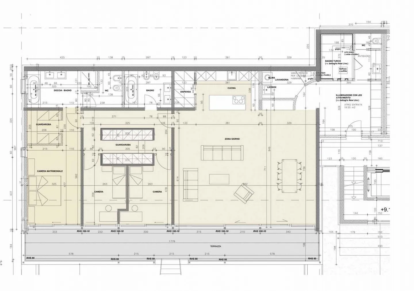 SPECTACULAIRE ET MODERNE 4.5 AVEC TERRASSE ET VUE SUR LE LAC À VERNATE - Photo 9 sur 10