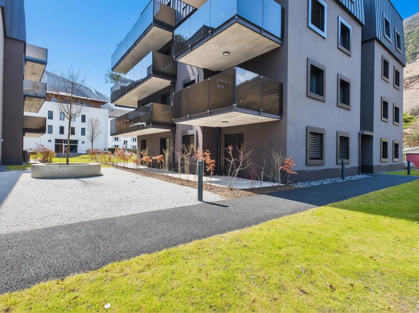 Modernes 3,5-Zimmer-Apartment mit privater Terrasse in Martigny - Foto 16 von 17