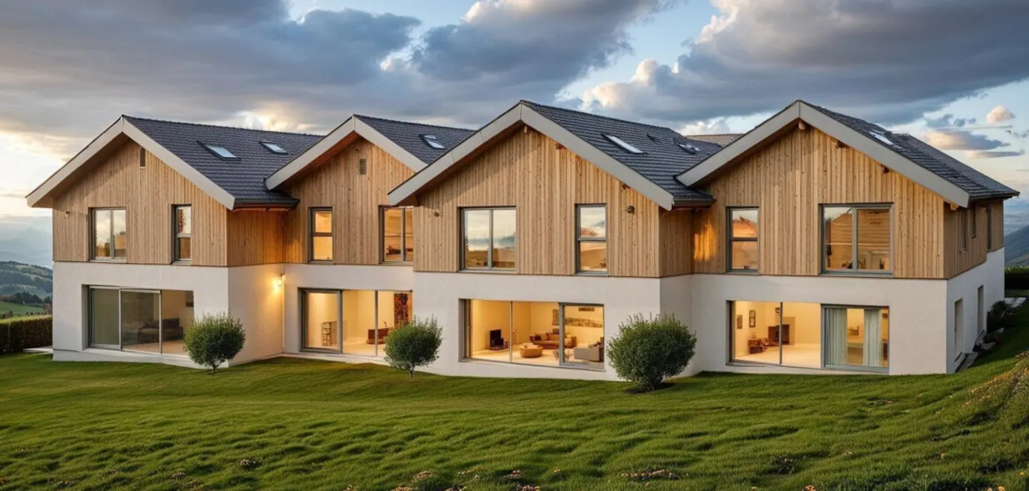 NEW PROJECT OF 6 FAMILY VILLAS IN THIERRENS WITH GARDENS! - Photo 7 of 7