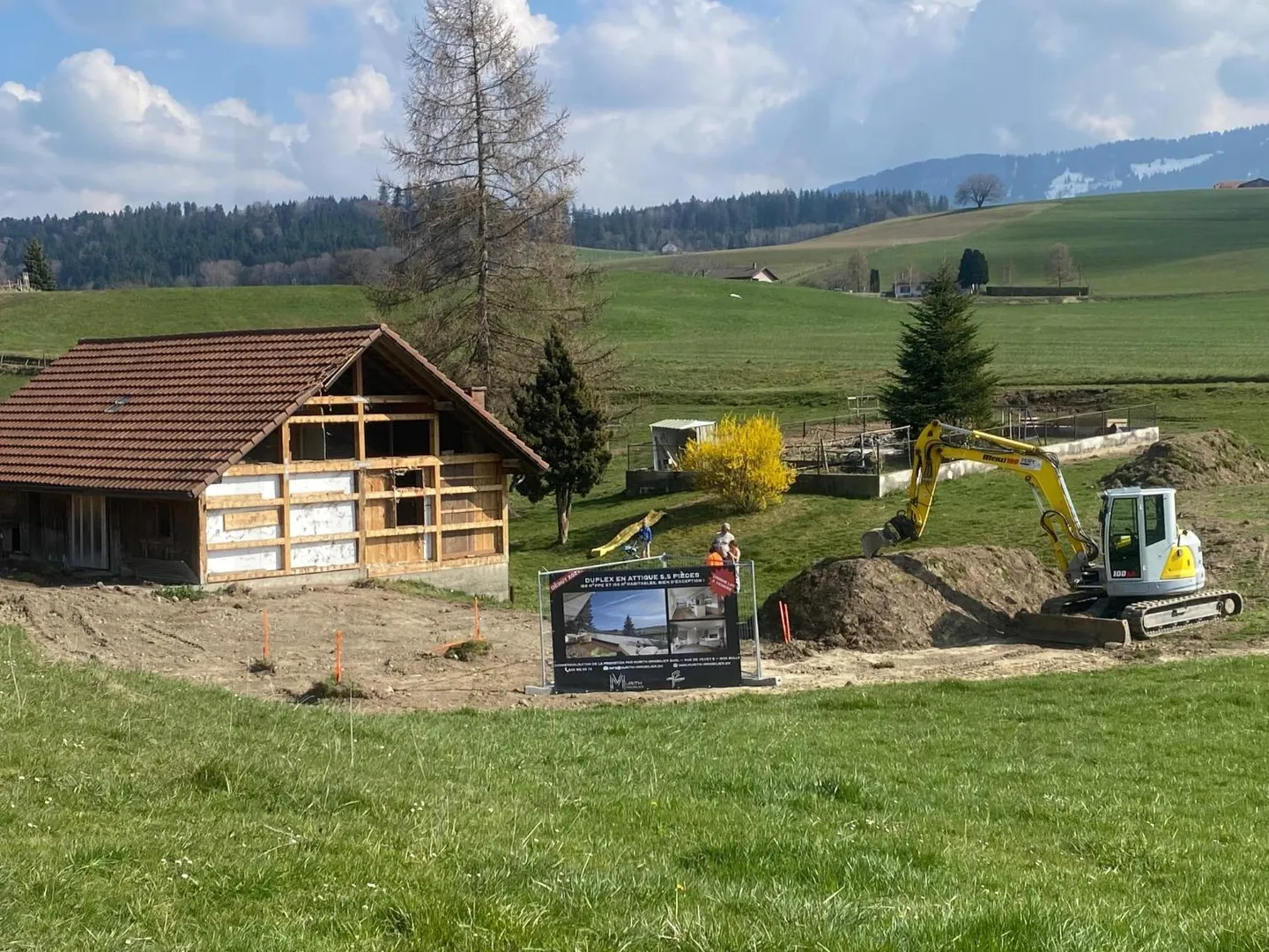 Magnificent penthouse apartment 5.5 rooms with beautiful countryside view - Photo 7 of 8