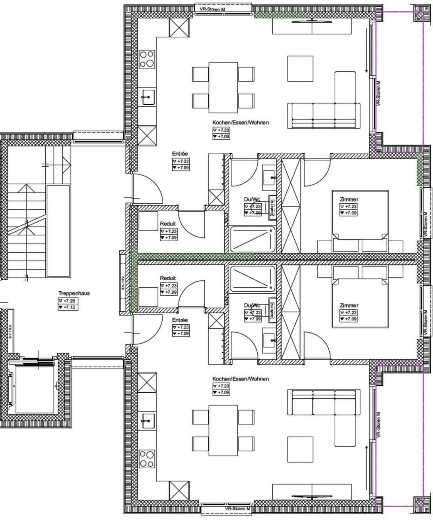 2.5 Room Apartment in New Multi-Family House with Mountain View in Zeneggen - Photo 7 of 7