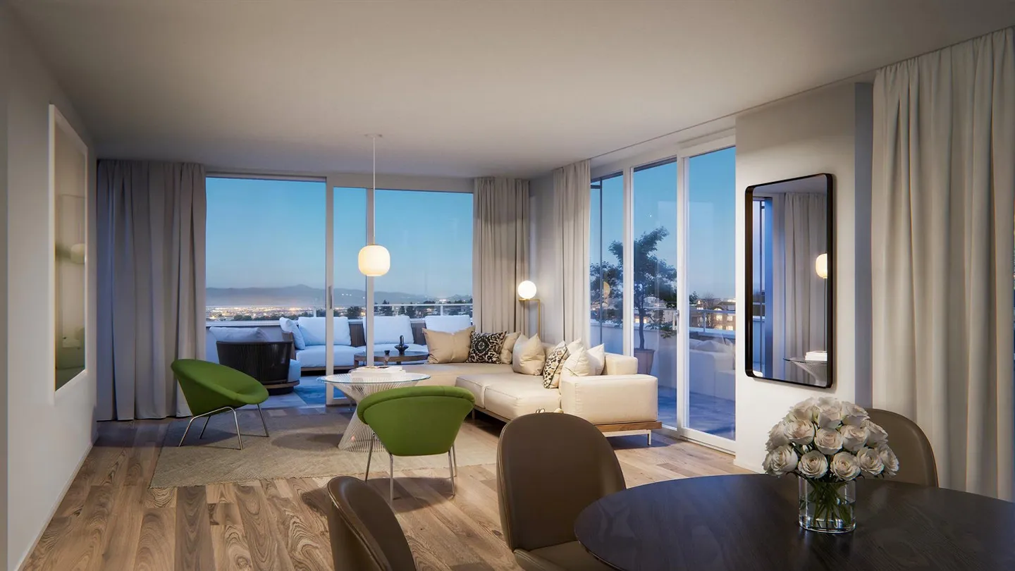 Nuovo progetto di costruzione: Quattro altezze - Fürstenrain Oberwil (W-C5) - Foto 3 di 9