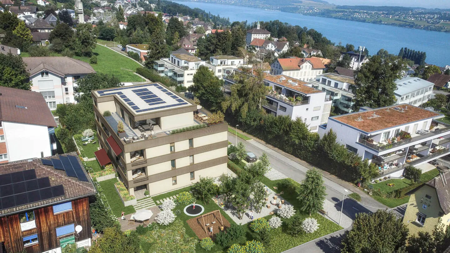 Appartement de rêve 4½ pièces avec vue sur le lac - Loggia et balcon inclus - Photo 2 sur 7