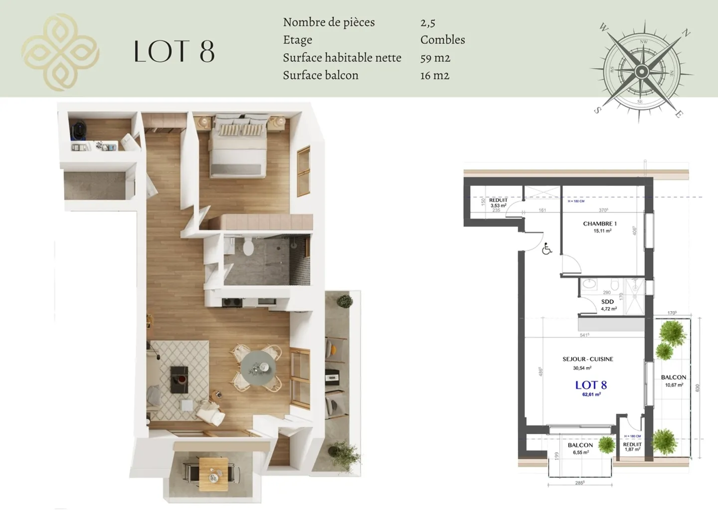 Apartment for sale - Photo 4 of 5