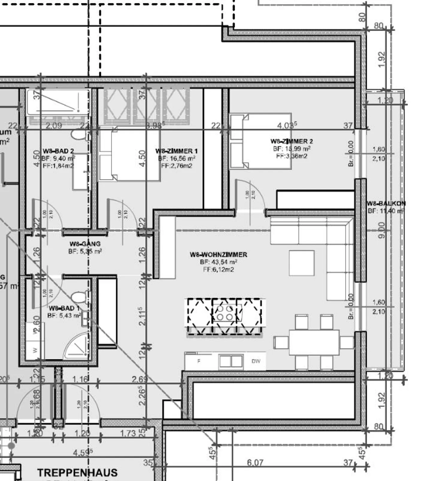 Appartement penthouse spacieux de 3,5 pièces (107 m²) avec balcon à Oensingen - Photo 9 sur 9
