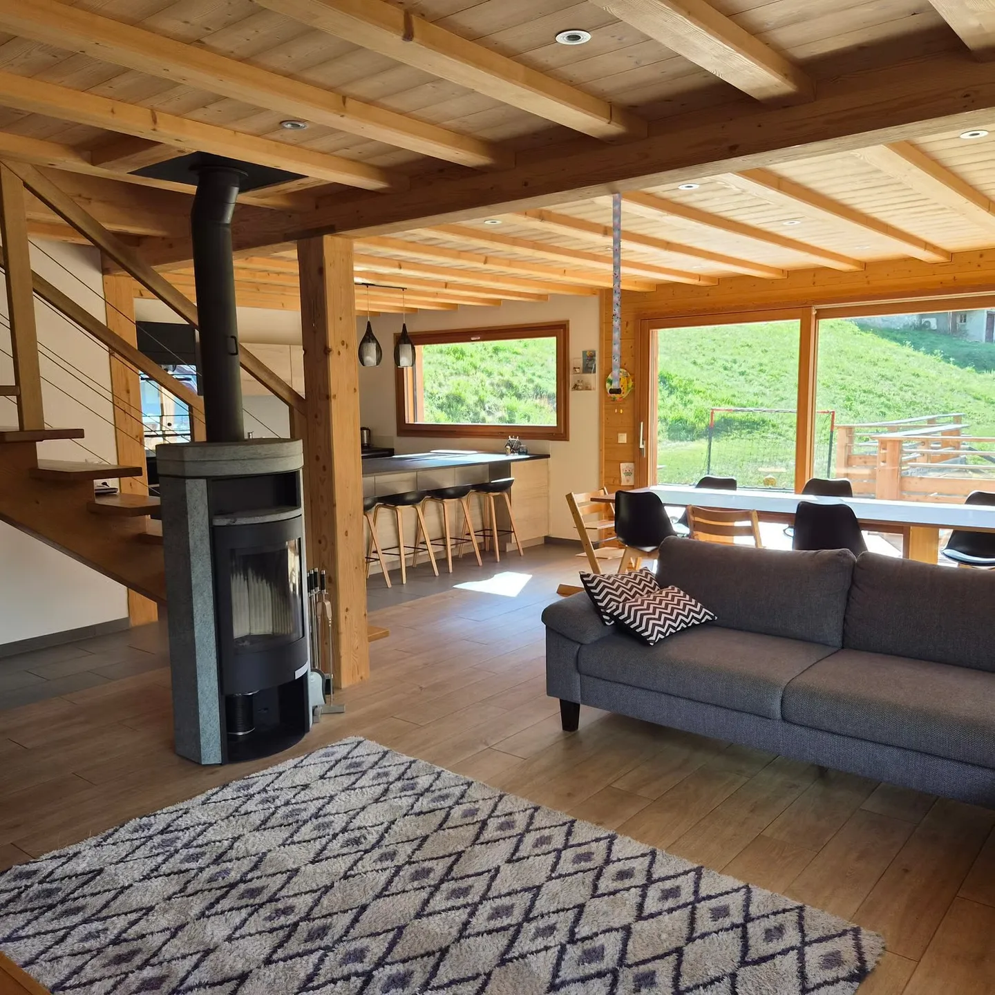 Magnifique chalet familial - La Forclaz – Vue panoramique et cadre alpin exceptionnel - Photo 6 of 9