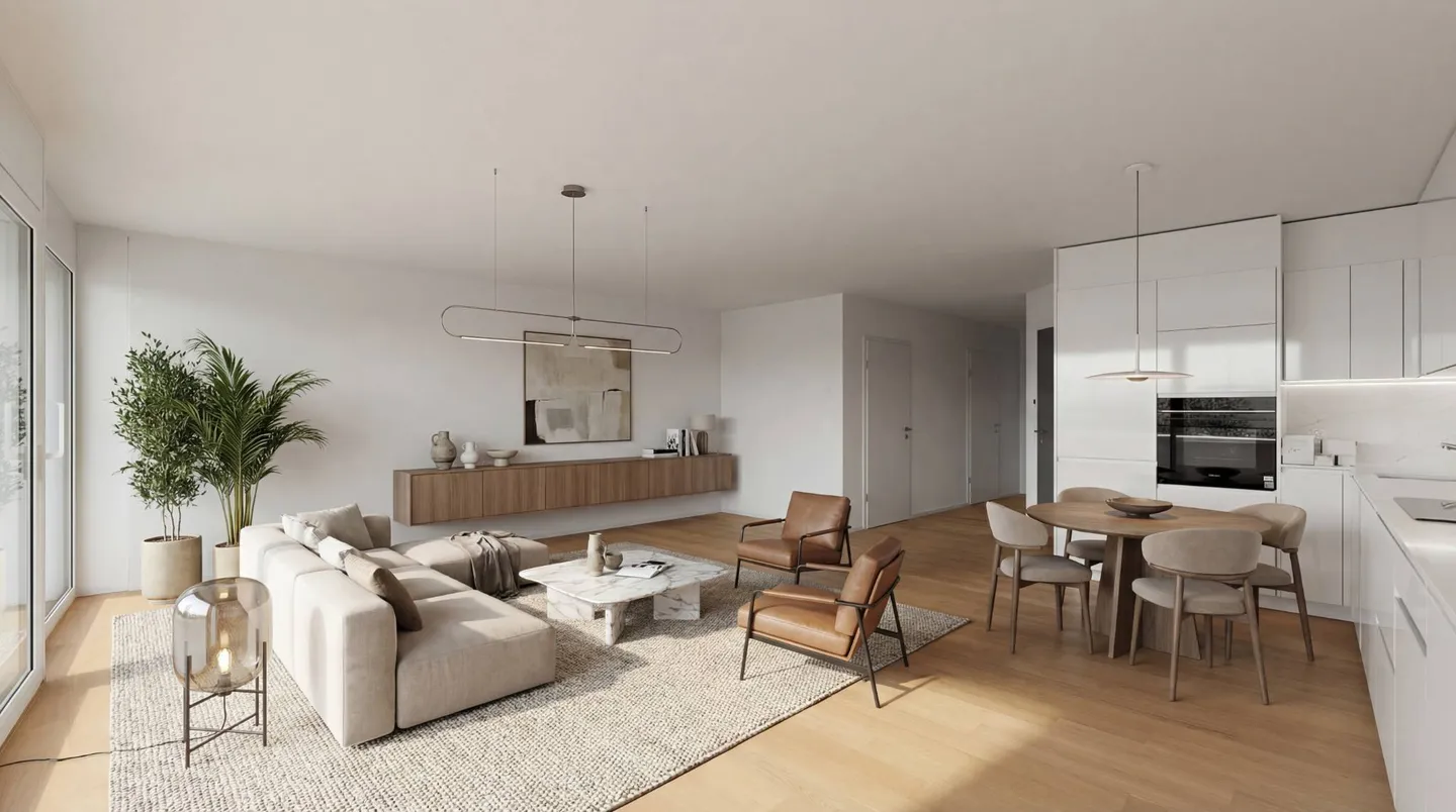 Vista sul Lago di Ginevra; bellissimo appartamento attico di 2,5 stanze - Foto 4 di 10