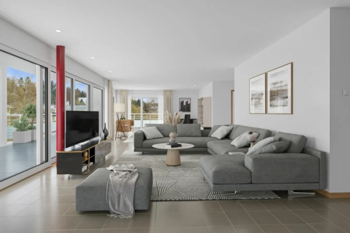 Geräumige Attikawohnung in Zumikon - Foto 4 von 9