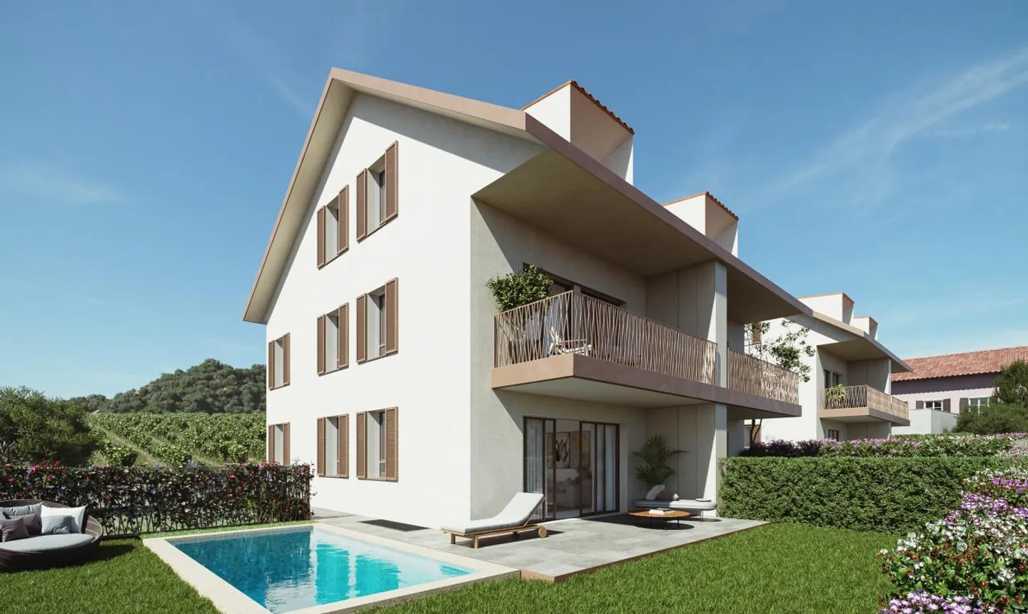 Architektenvilla im Herzen von Bursins! - Foto 3 von 8