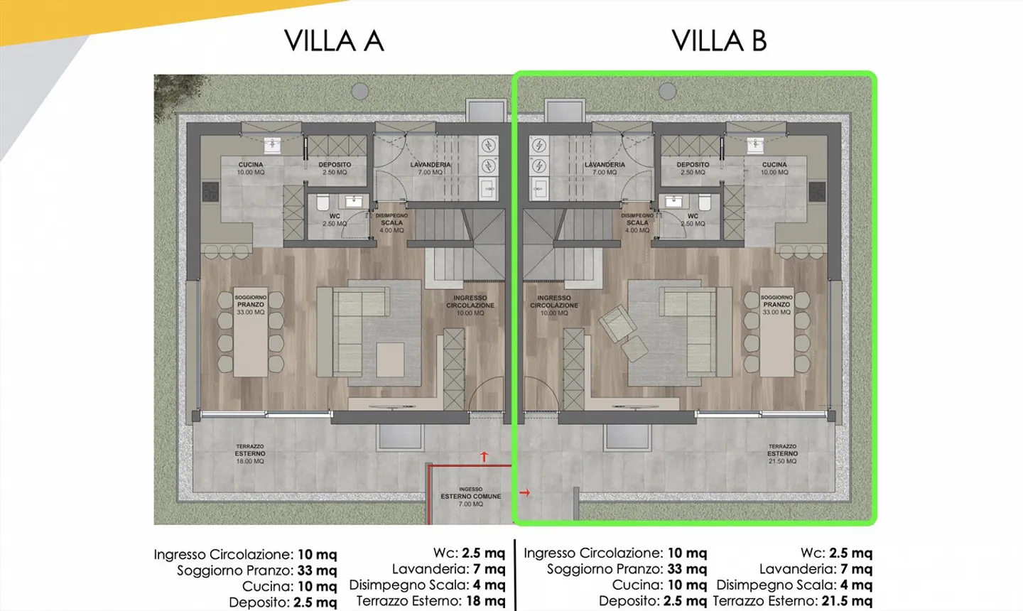 GRUNDSTÜCK MIT GENEHMIGTEM PROJEKT FÜR ZWEI VILLEN IN BIASCA - Foto 8 von 11