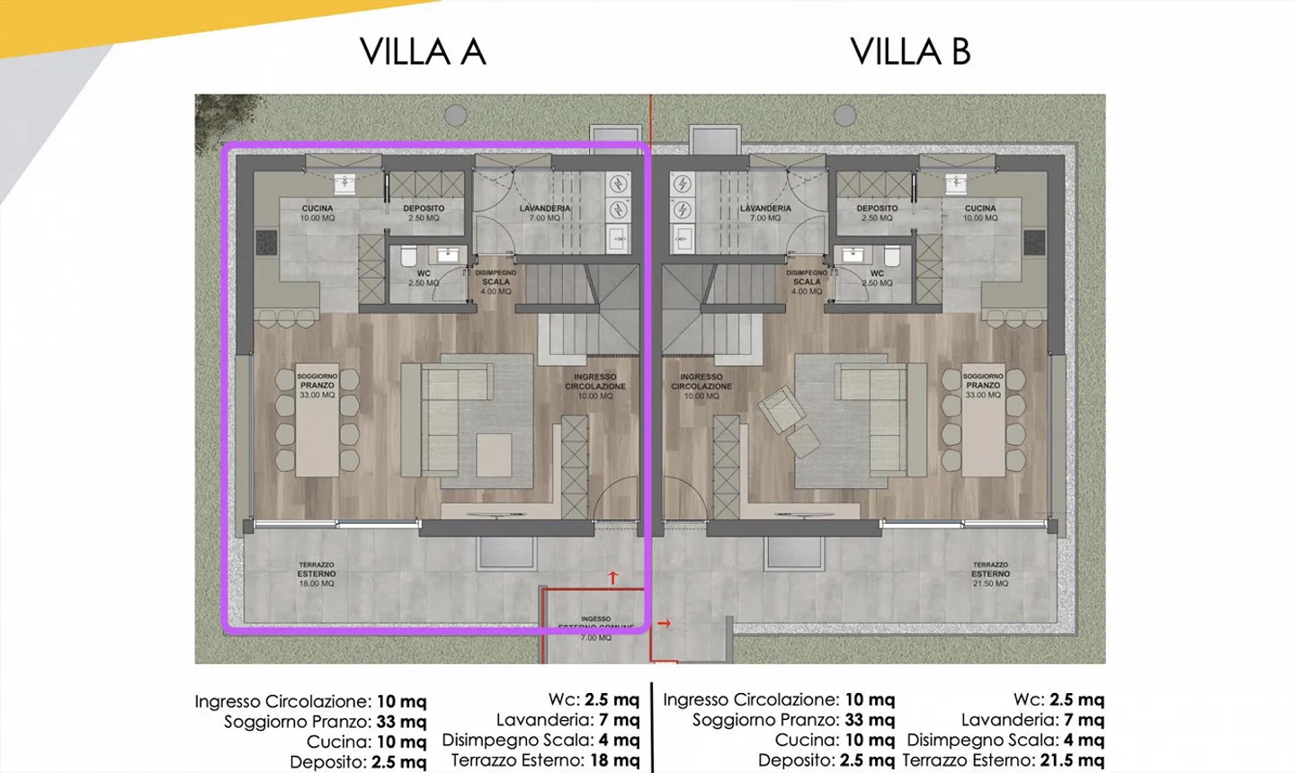 GRUNDSTÜCK MIT GENEHMIGTEM PROJEKT FÜR ZWEI VILLEN IN BIASCA - Foto 7 von 11