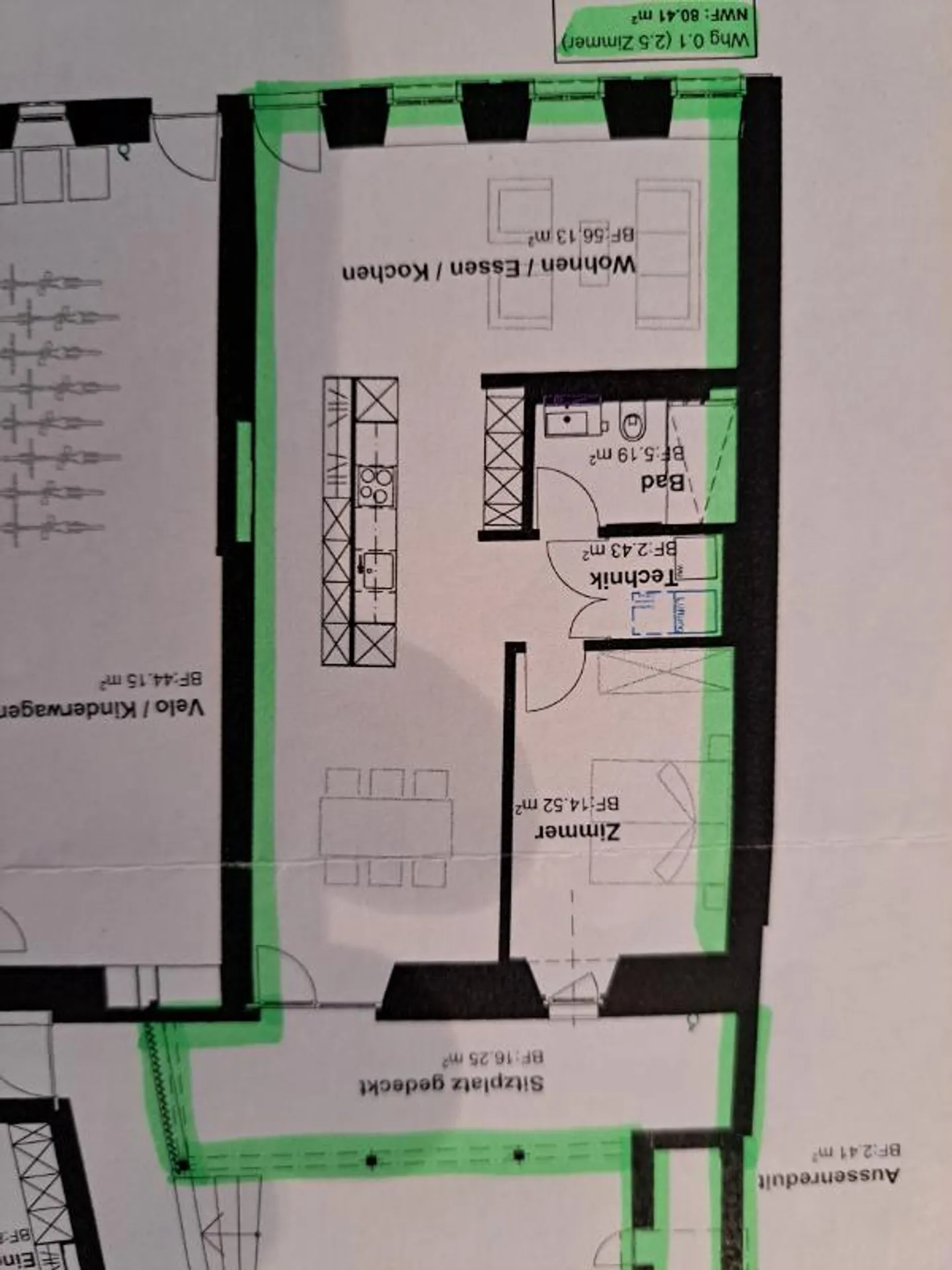 2.5 Room Apartment - Photo 2 of 5