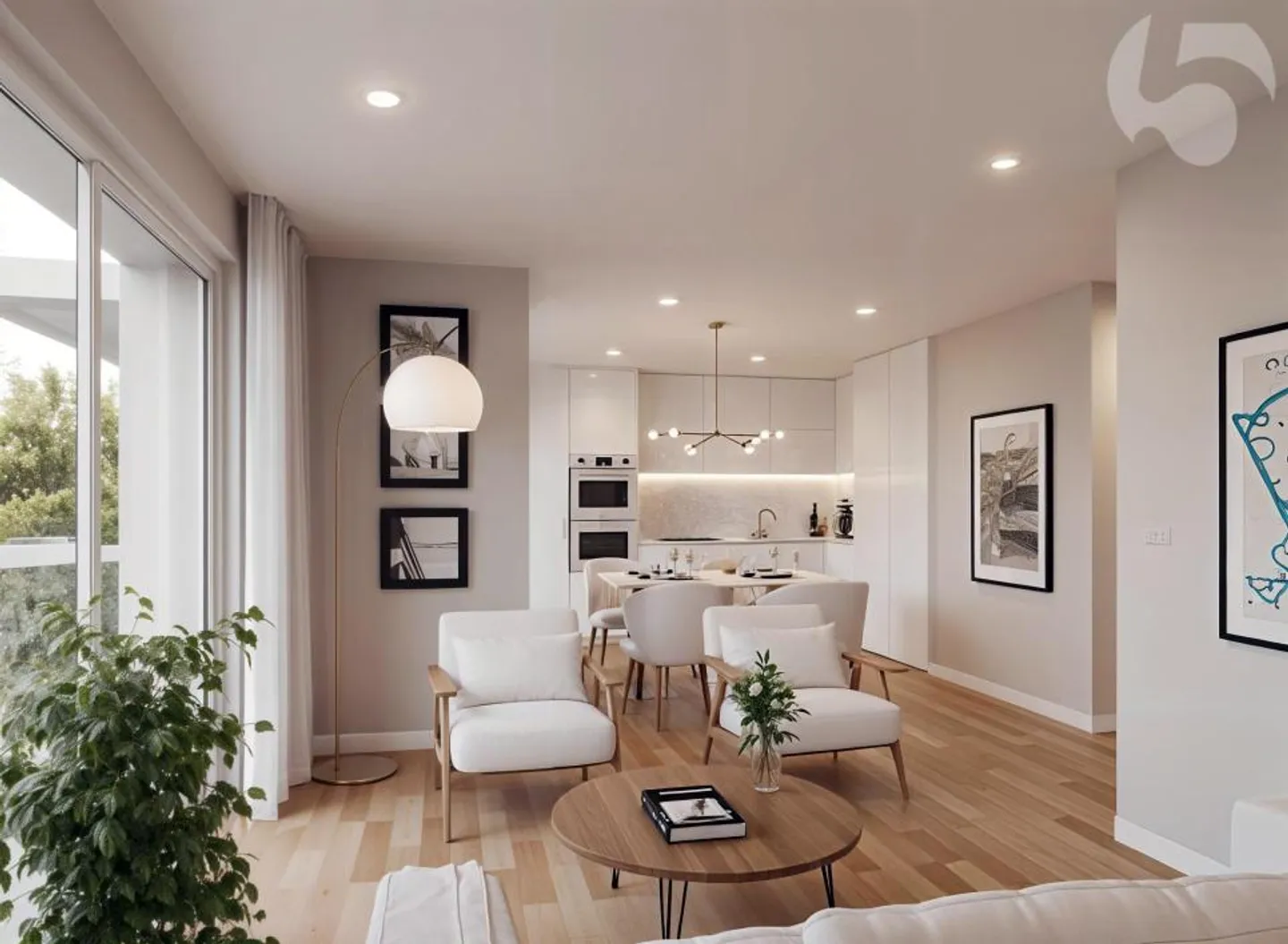 Beautiful high-end 3.5-room apartment in an elegant and contemporary building - Photo 2 of 10