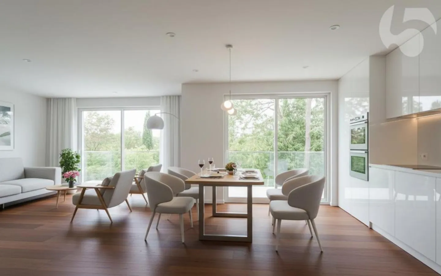 Beautiful high-end 3.5-room apartment in an elegant and contemporary building - Photo 3 of 10