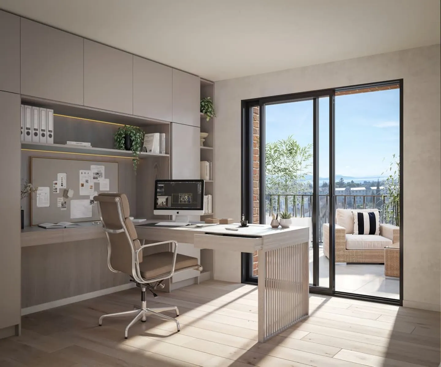 Penthouse, terrace 49m² - Minergie 4.5 rooms 118m² - Delivery 2027 - Photo 1 of 5