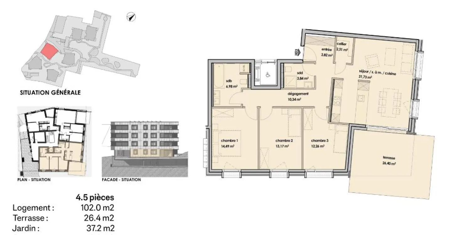 ***RESERVIERT*** 4,5-Zimmer-Wohnung im Gartengeschoss - Foto 6 von 6