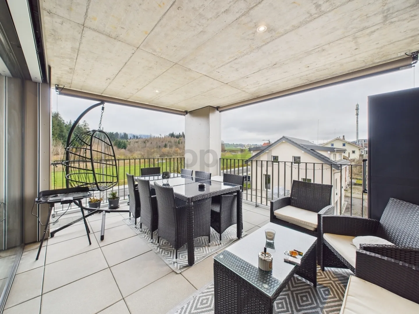 Appartamento moderno di 3,5 locali con balcone a La Tour-de-Trême (FR), a due passi da Bulle - Foto 1 di 11